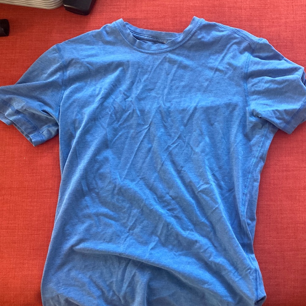 Blue lululemon t-shirt for men